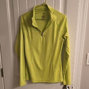 Danskin Now Bright Green Long Sleeve Top